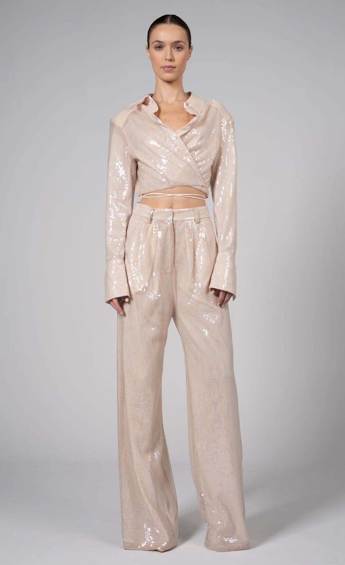 NONCHALANT LABEL - Roxanne Pant in Blush