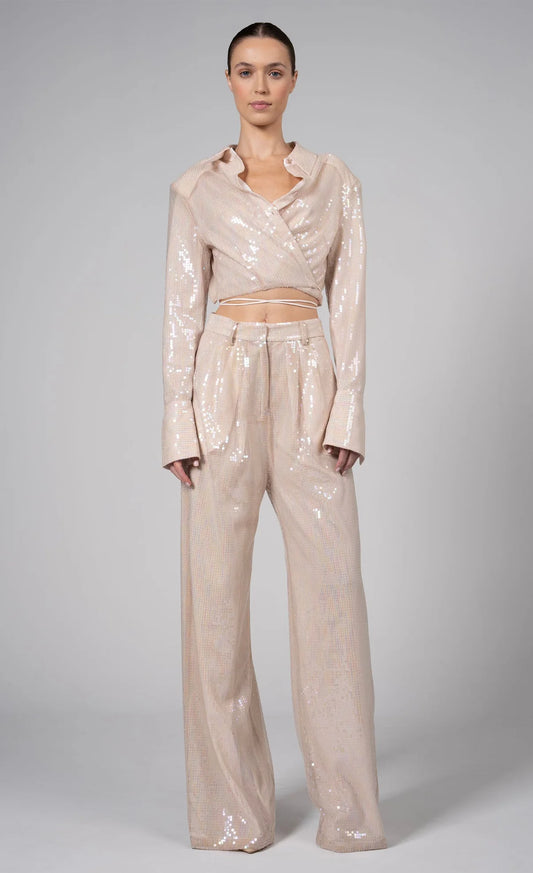 NONCHALANT LABEL - Roxanne Pant in Blush