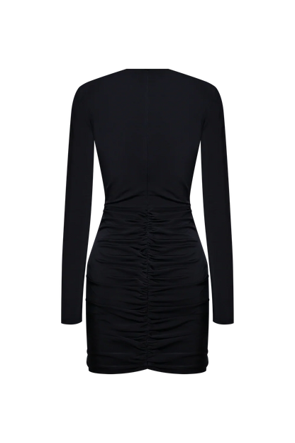 Moonlit Jersey Long Sleeve Mini Dress