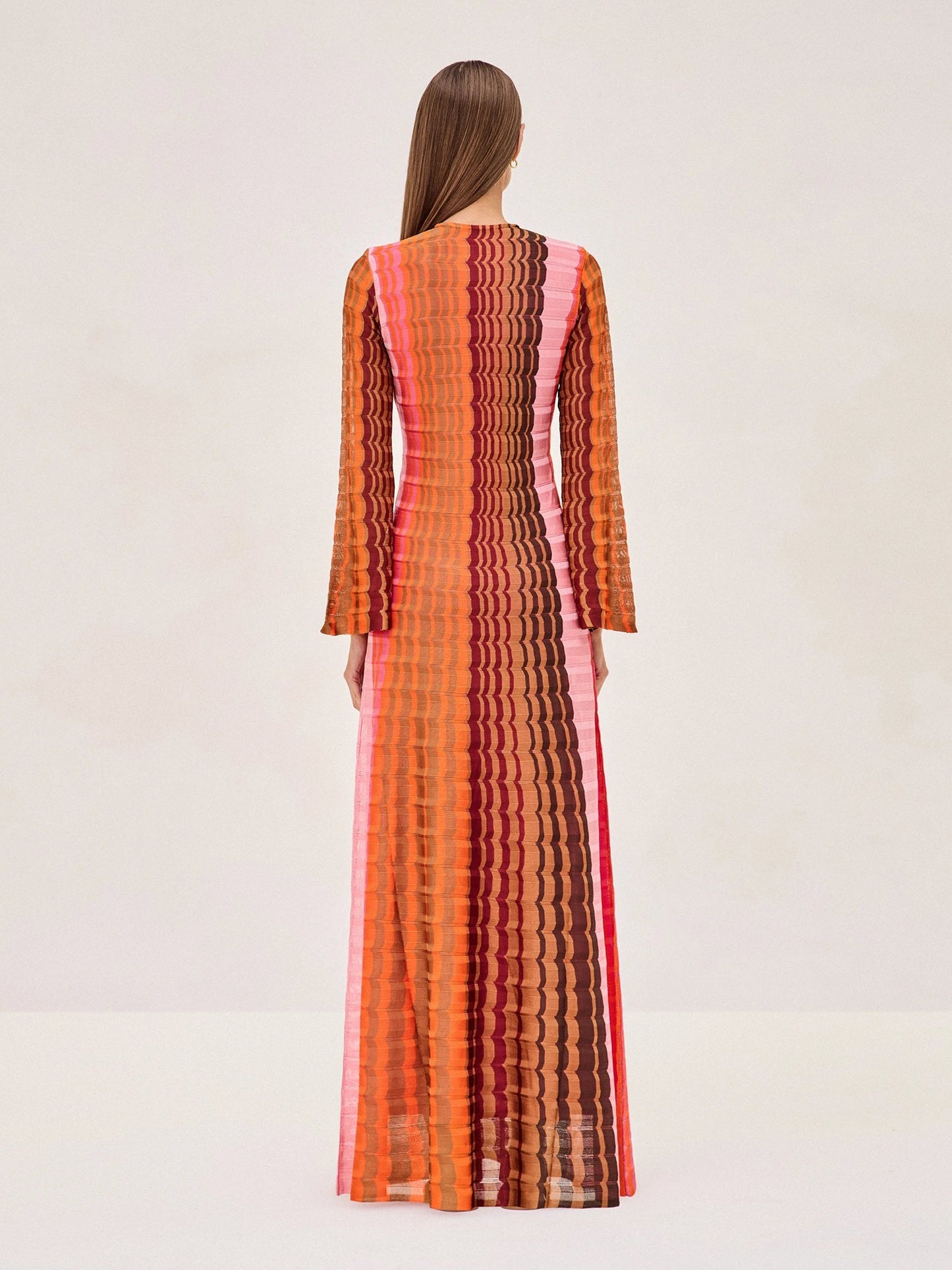 Vibe Dress in Orange Multi