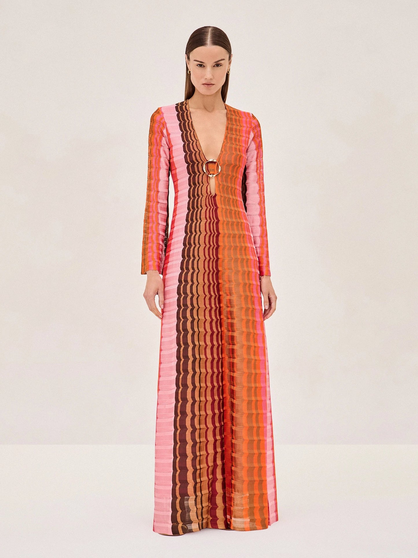 Vibe Dress in Orange Multi