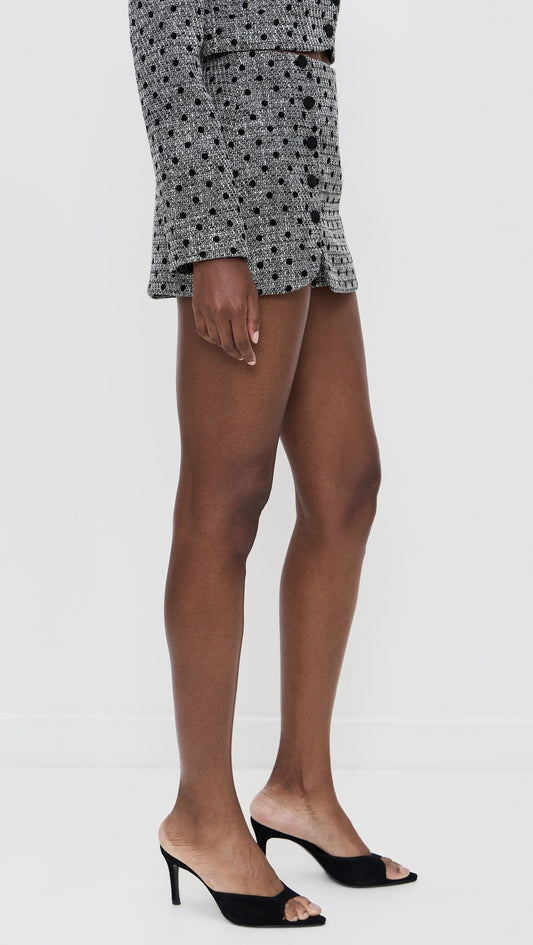 Puzzle Skort in Black White