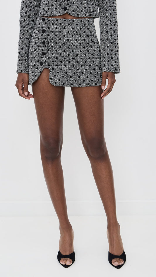Puzzle Skort in Black White