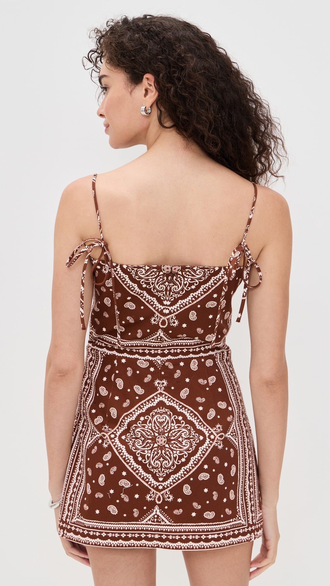 Amanda Uprichard - Avani Skort Romper in Montana Print