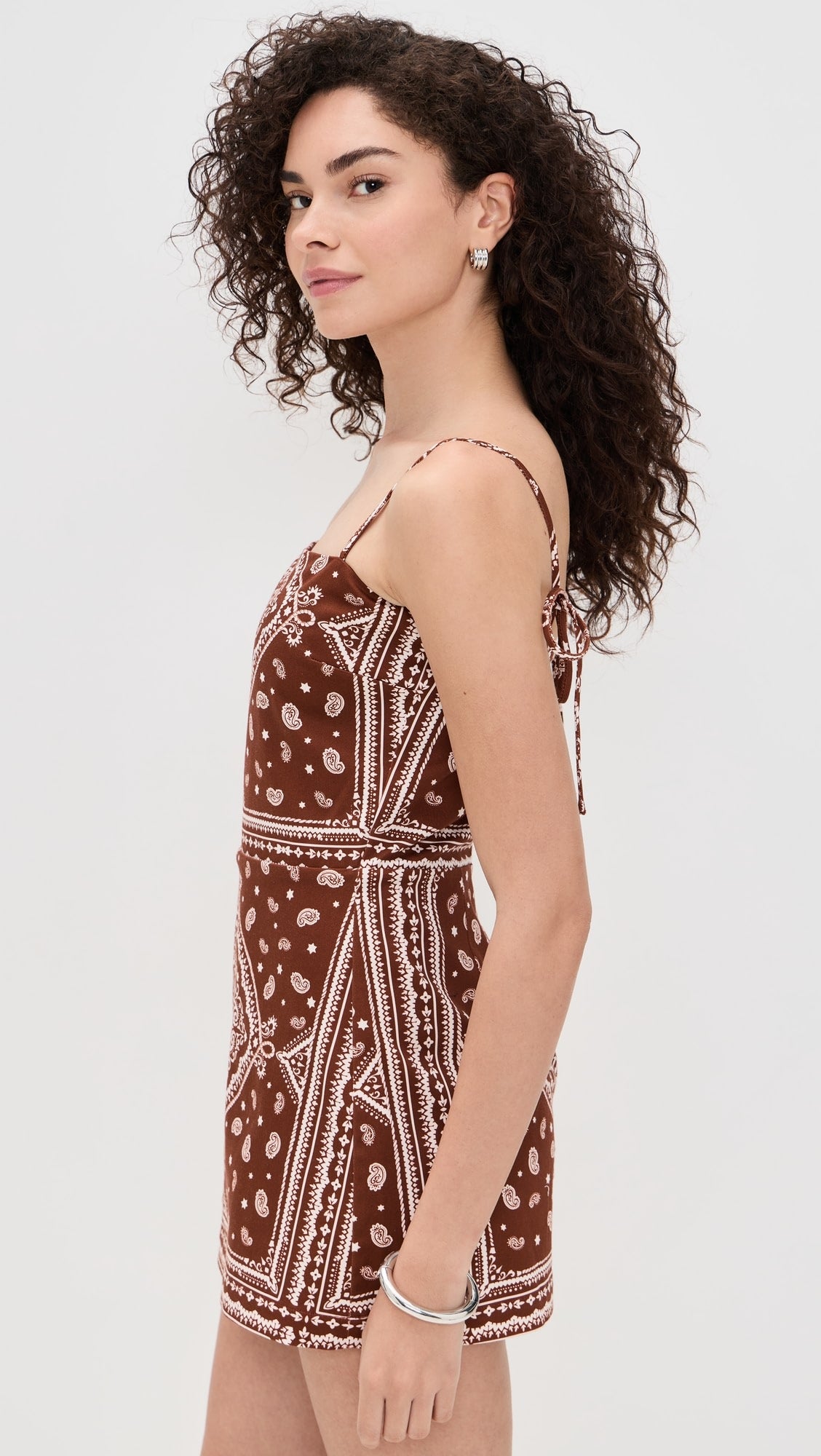 Amanda Uprichard - Avani Skort Romper in Montana Print