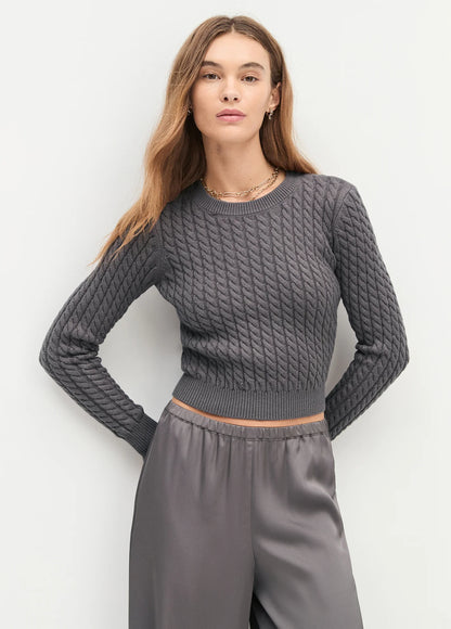 Favorite Daughter - The Feel Good Sweater in Grey Shadow