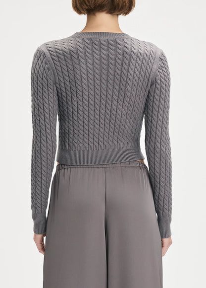 Favorite Daughter - The Feel Good Sweater in Grey Shadow