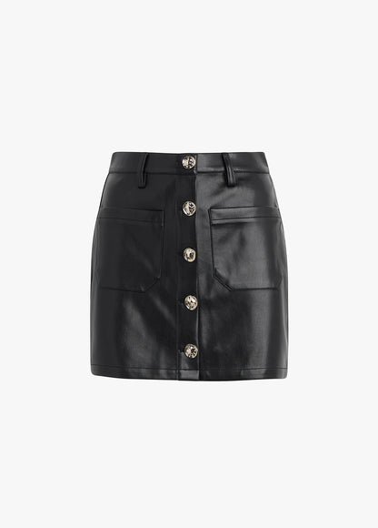 The Mimi Mini Skirt in Black