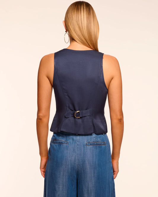 Cedric Vest in Navy