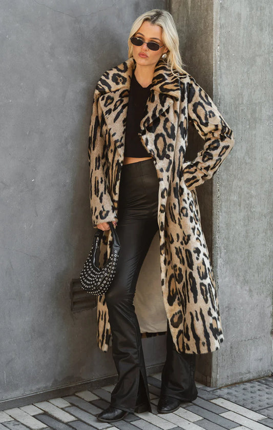 Show Me Your Mumu - Miss Cindy Overcoat in Feline